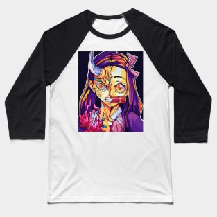 nezuko wpap pop art Baseball T-Shirt